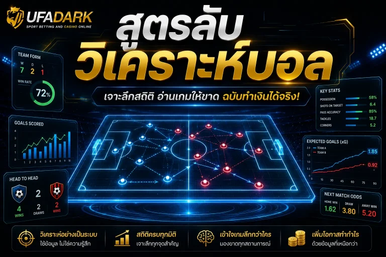 แนวทาง วิเคราะห์บอล อย่างไรให้แม่นยำ สามารถใช้ได้จริง